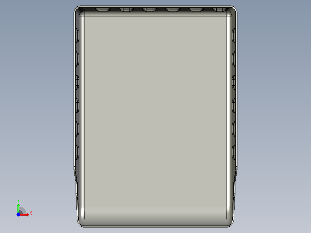 冰箱瓶架前视图