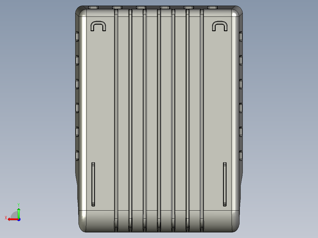 冰箱瓶架后视图