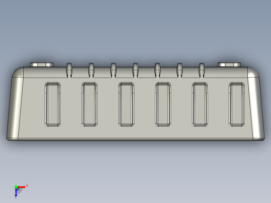 冰箱瓶架俯视图