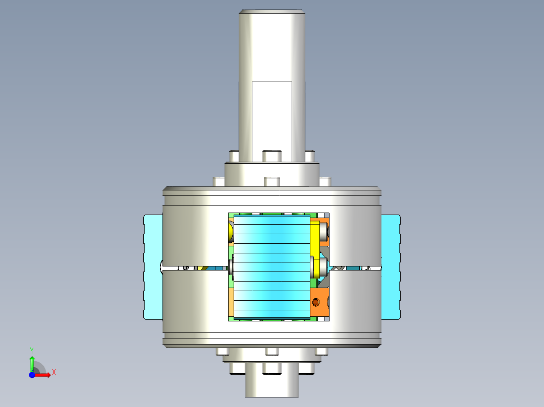 滴注浸渍电动机前视图