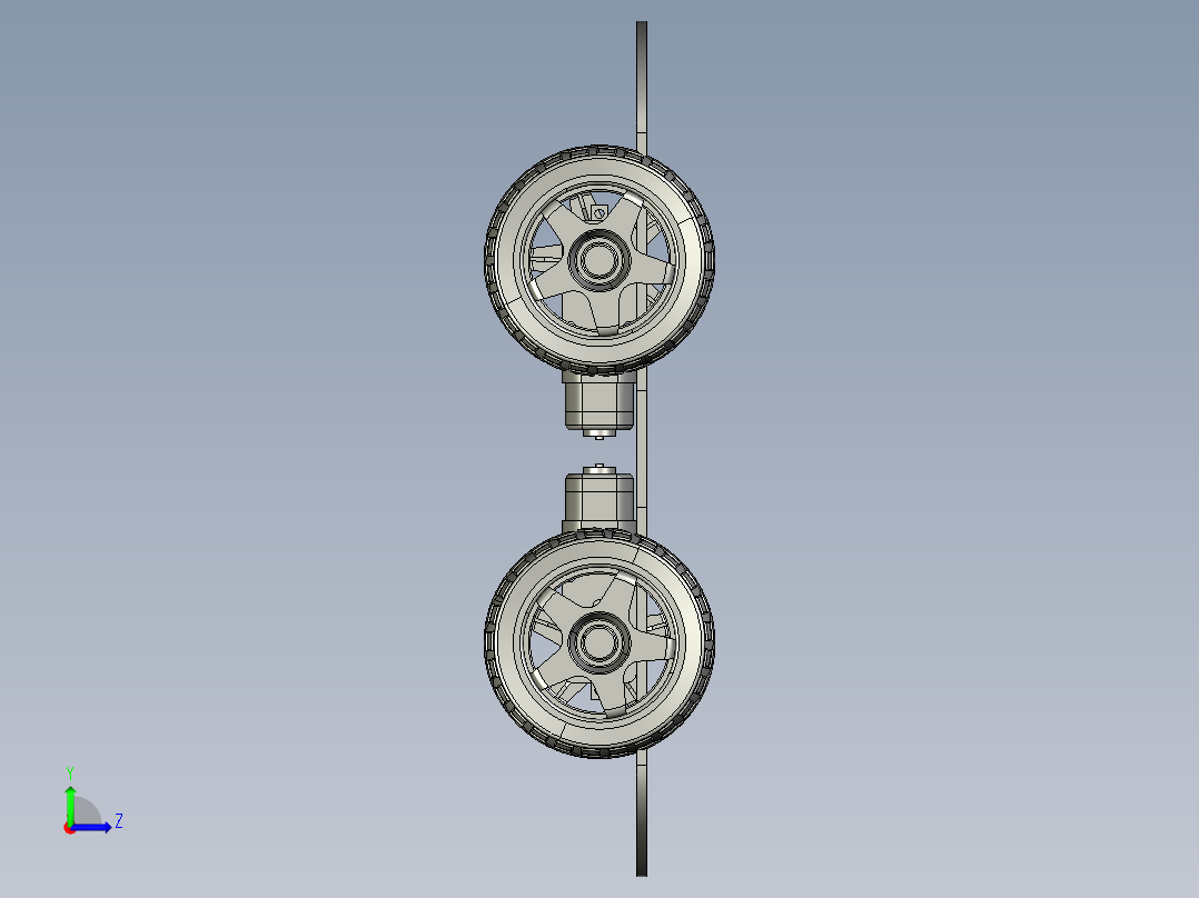 小车建模左视图