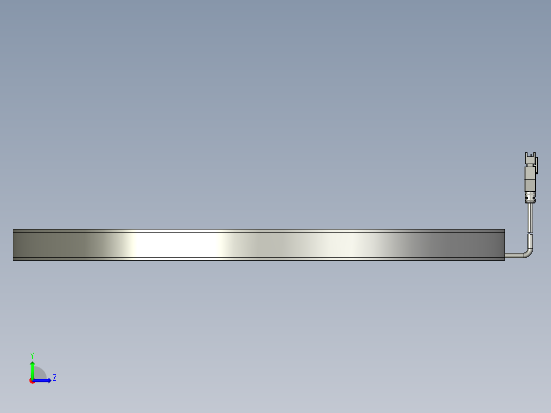 胶壳光源CST-2BS46238(环形)左视图