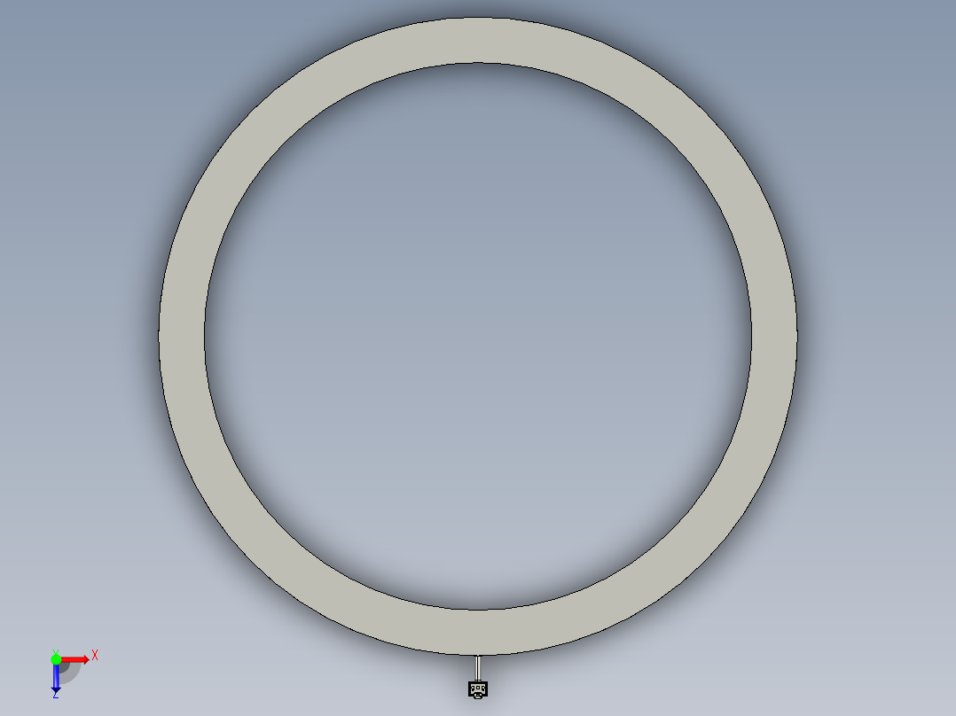 胶壳光源CST-2BS46238(环形)俯视图
