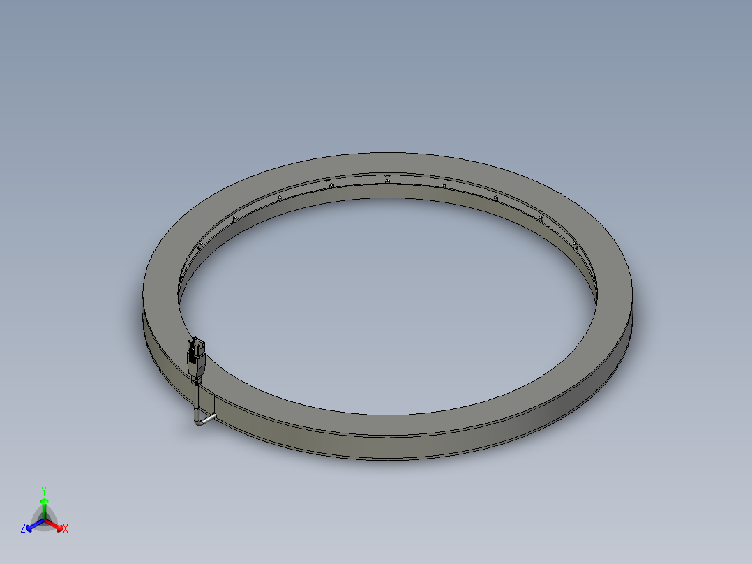胶壳光源CST-2BS46238(环形)正等轴测图