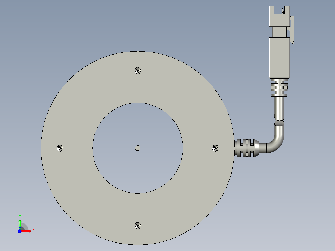 环形光源BT-R7535W-1-P4-BBB-AAA前视图