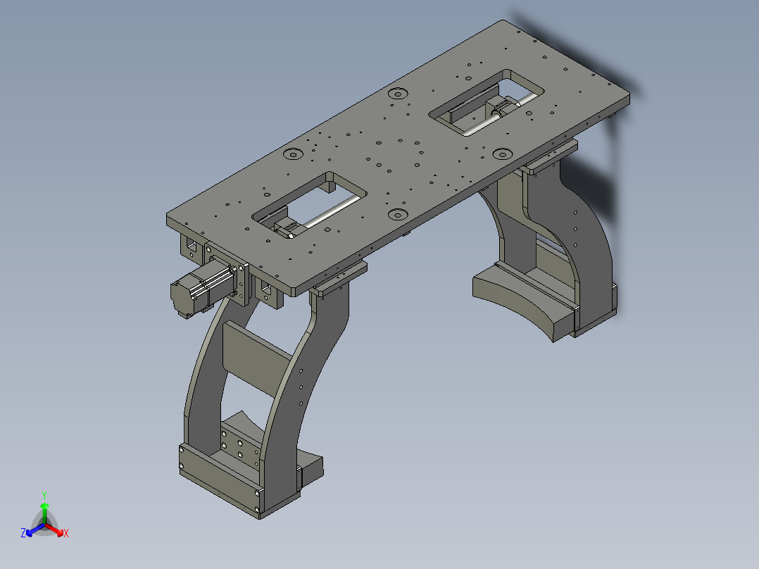 123201314008-03抓取机构-1正等轴测图