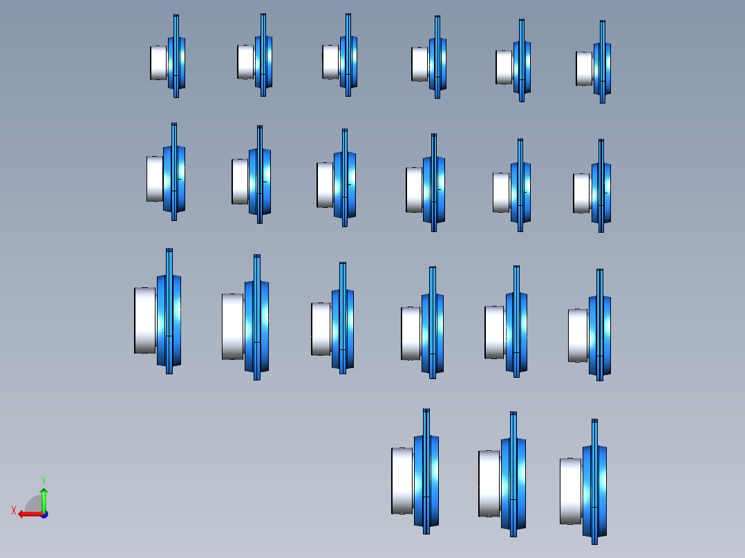 21种SAPFT200带座轴承后视图