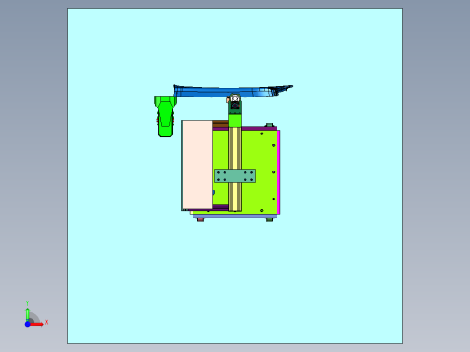 塑料件半自动裁切机前视缩略图