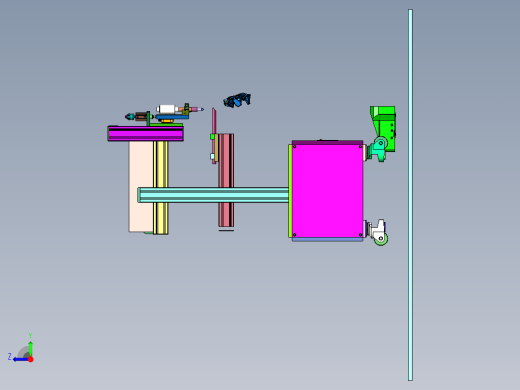 塑料件半自动裁切机右视缩略图