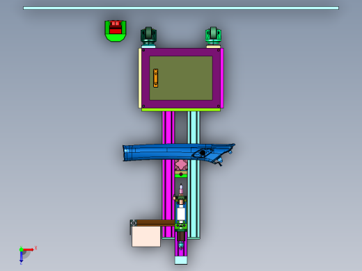 塑料件半自动裁切机俯视缩略图