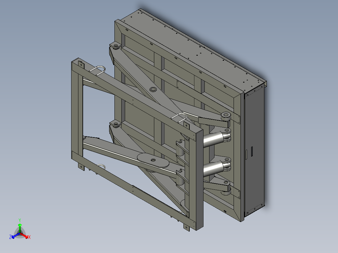 栈板举升机主视图