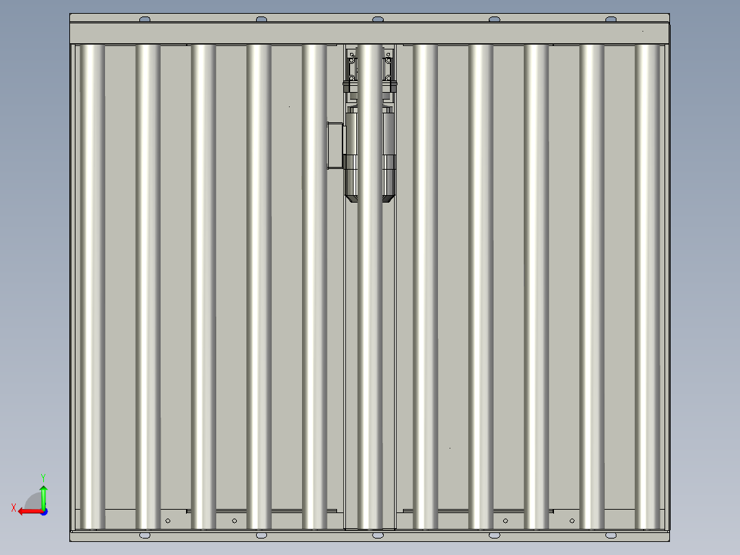 栈板举升机后视图