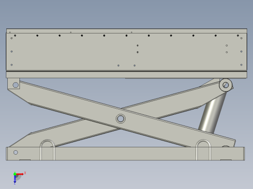 栈板举升机俯视缩略图