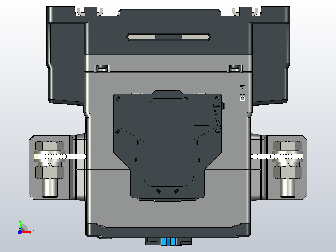 NXC-120_N～225_N交流接触器三维模型202204前视图