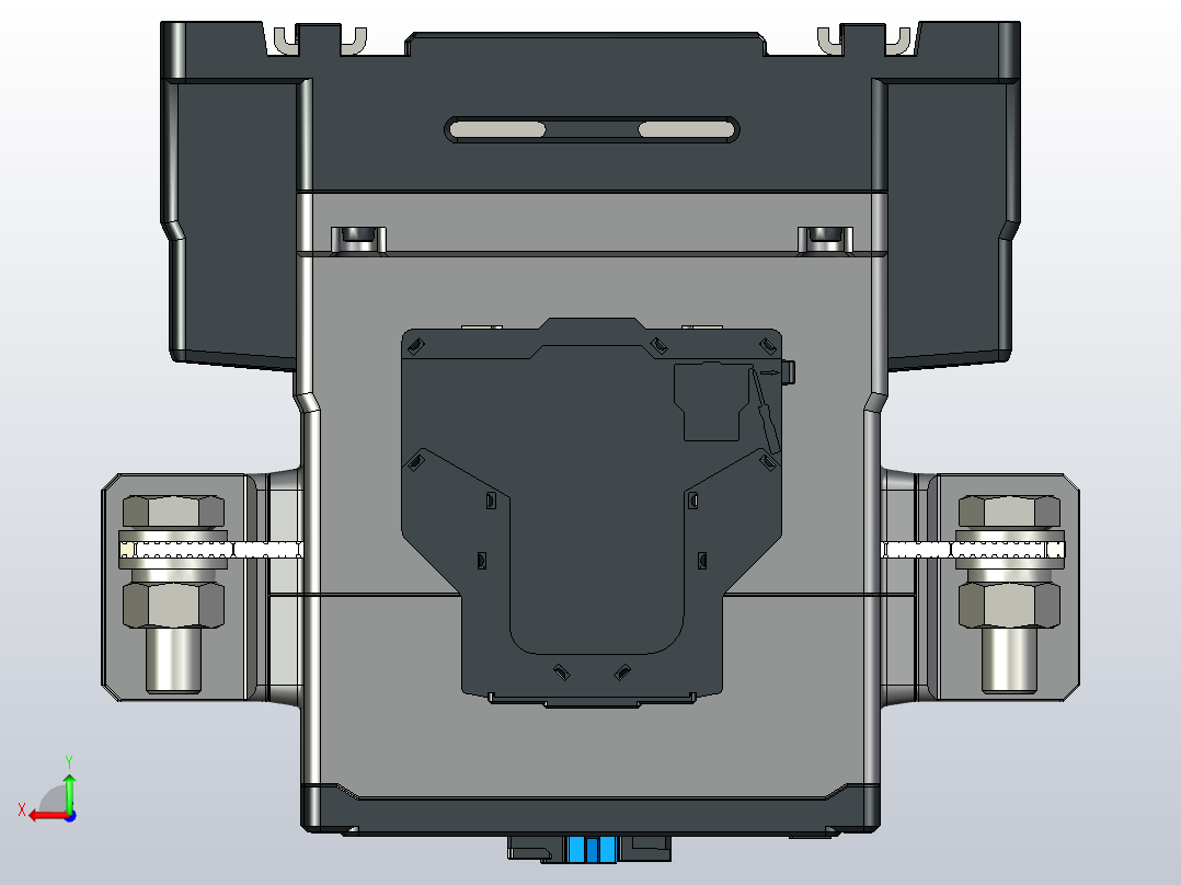 NXC-120_N～225_N交流接触器三维模型202204后视图