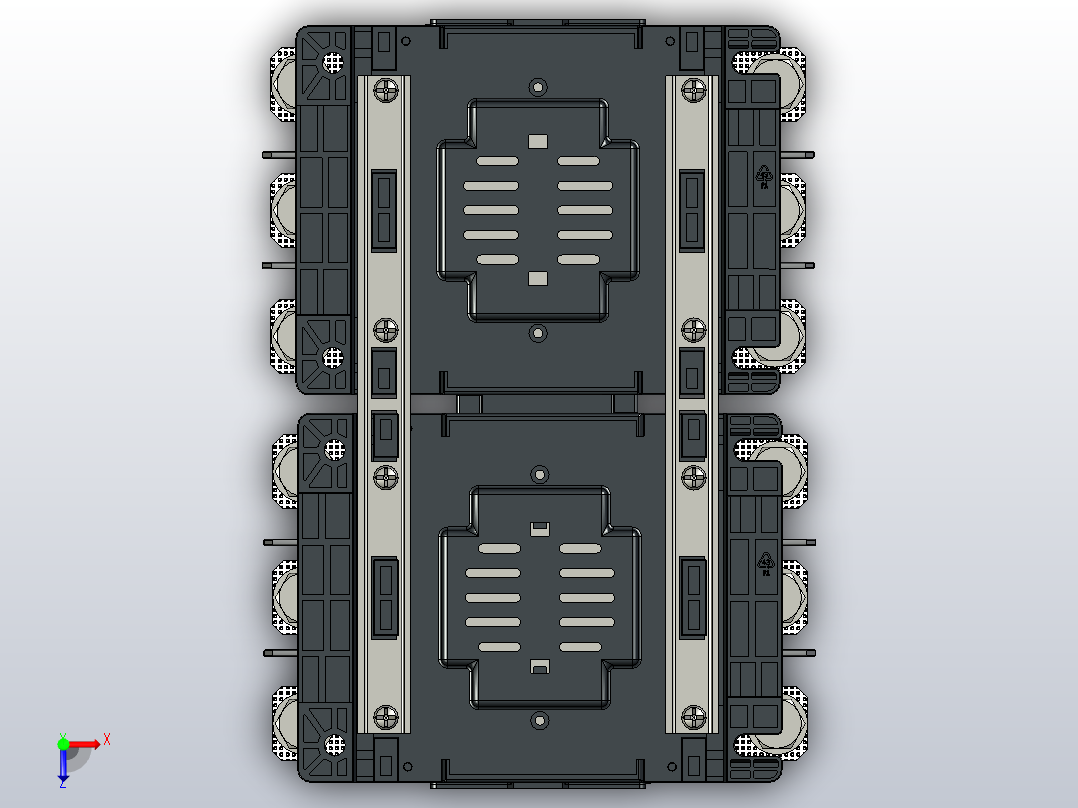 NXC-120_N～225_N交流接触器三维模型202204俯视图