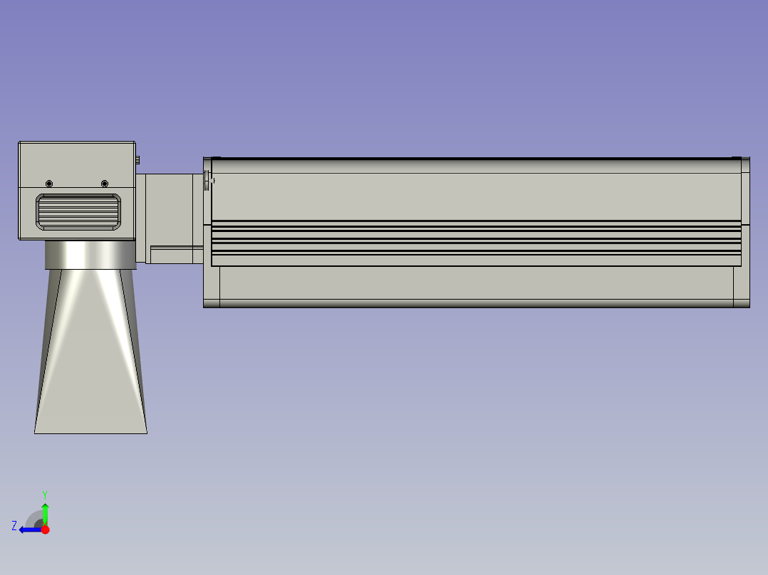 084激光打标右视图