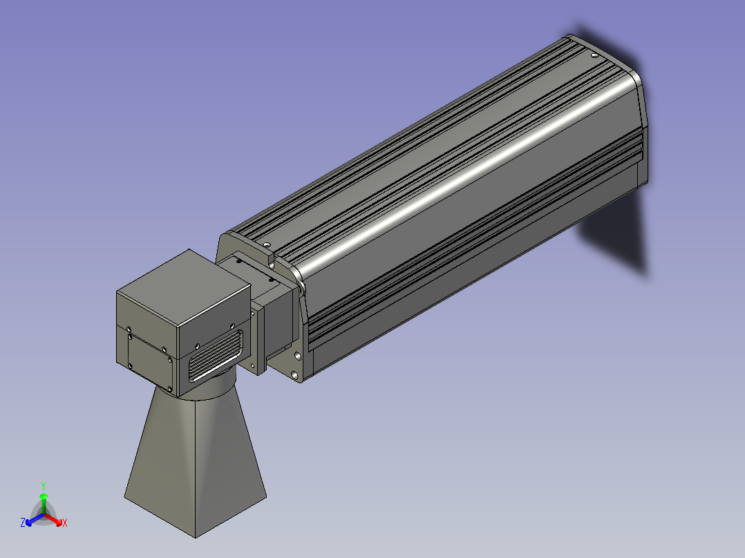084激光打标正等轴测图