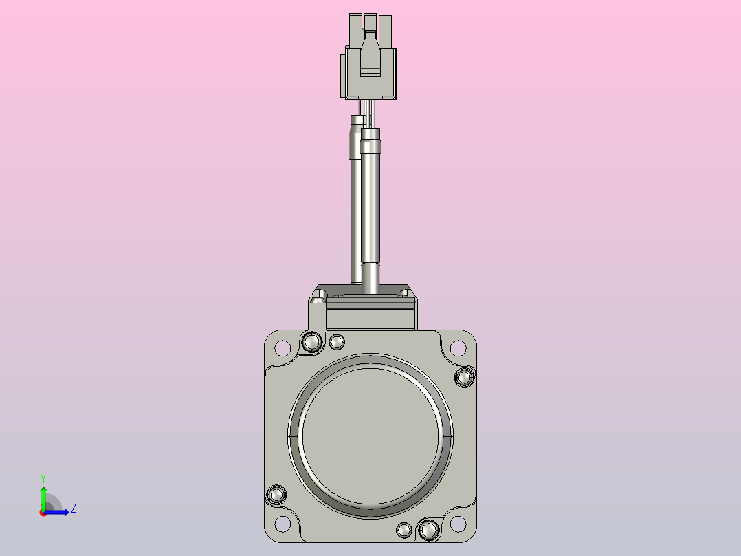 松下200W伺服电机MHMF022L1U2 2左视图