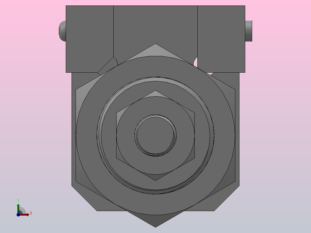 CJP针型气缸[CDJPB15-10D]前视图