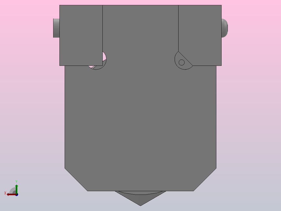 CJP针型气缸[CDJPB15-10D]后视图