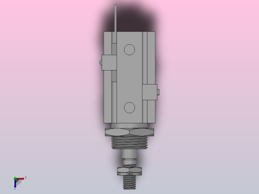CJP针型气缸[CDJPB15-10D]俯视缩略图