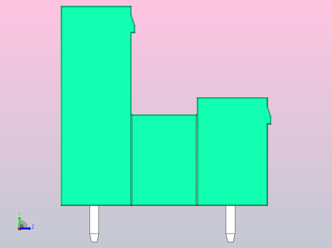 端子2EDGVTC-5.0-48P-14-00AH左视图
