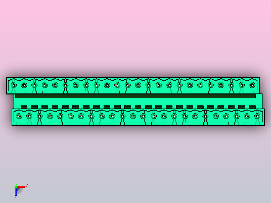 端子2EDGVTC-5.0-48P-14-00AH俯视图