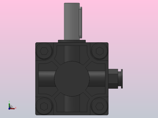 旋转气缸HCRA1系列[HCRA1BS80-90]前视缩略图