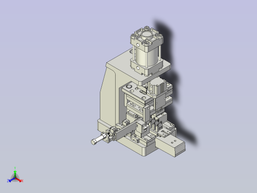 SD卡端插针设备模型正等轴测缩略图