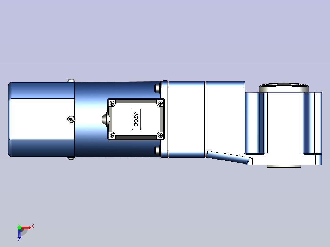 精研YF调速电磁制动电机 120yf03-1800俯视图