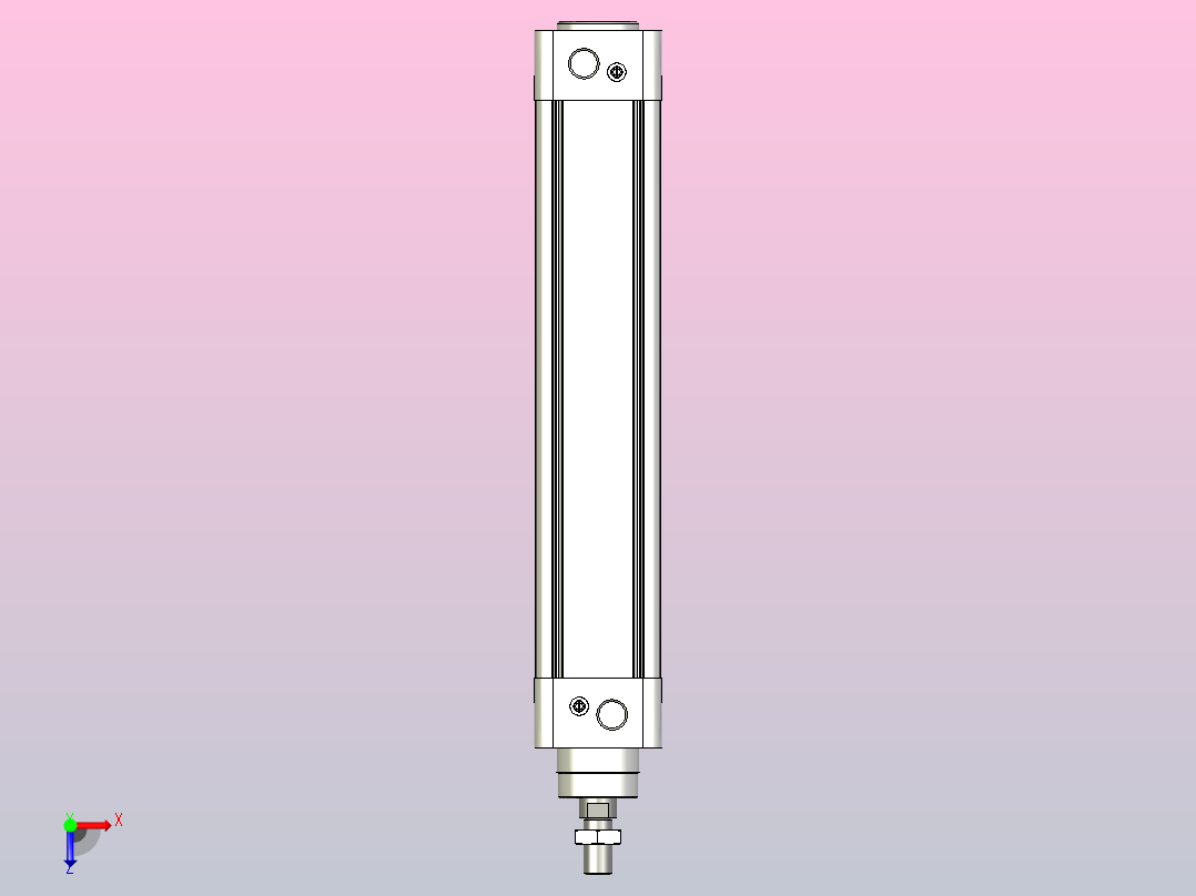 FESTO气缸DNC-40-200-PPV---_asm_0_俯视图