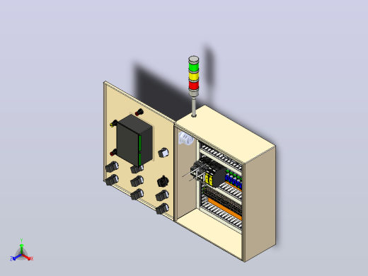 液压自动化系统控制面板