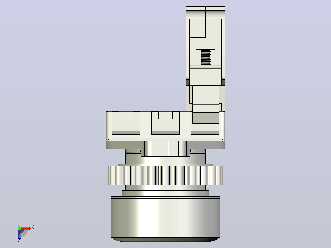 物流小车3D数模图纸俯视图