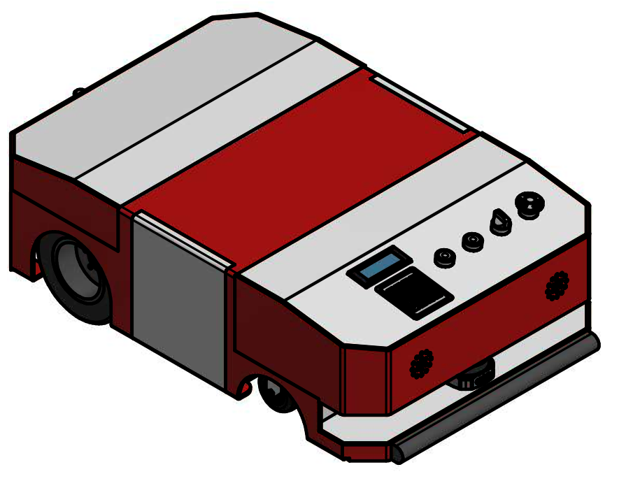 物流小车3D数模图纸