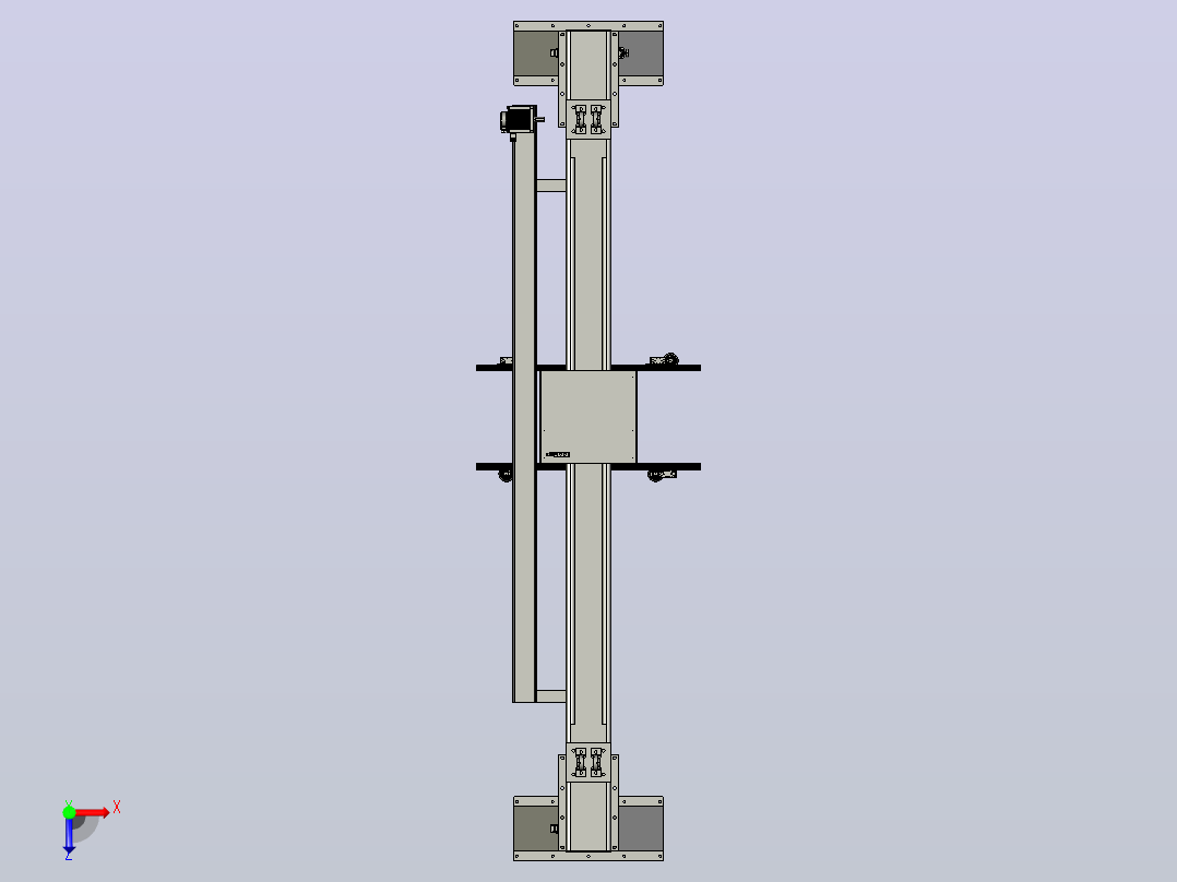 Picker+Plate+Machine取料板机拾板机3D数模图纸+STEP格式俯视图