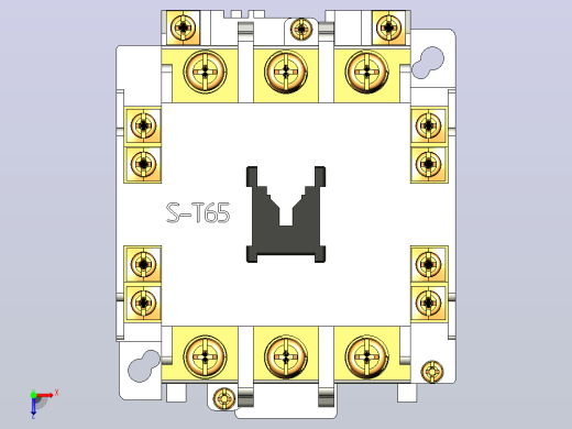接触器S-T65三菱电机俯视缩略图