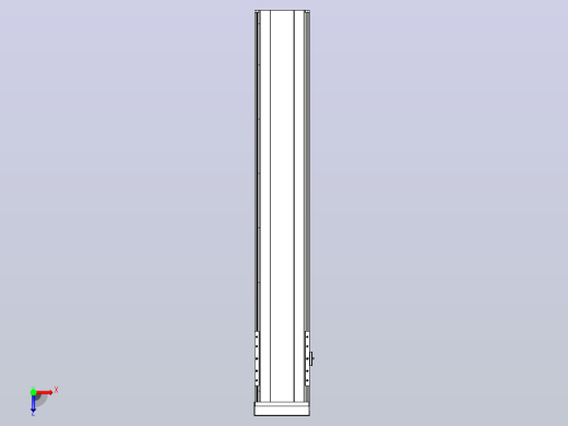日规模组半封闭丝杆TPA-HNR-202D-2510C-L1100-MP-Y-P75-N3俯视缩略图