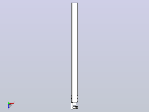 皮带直线轴半封闭可选导轨TPA-HNB-175D-140-L2400-ML-Y-P75-N3俯视缩略图