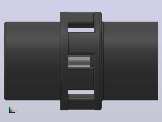 LM型梅花形弹性联轴器_LM6联轴器J138×82／Z38×60前视缩略图