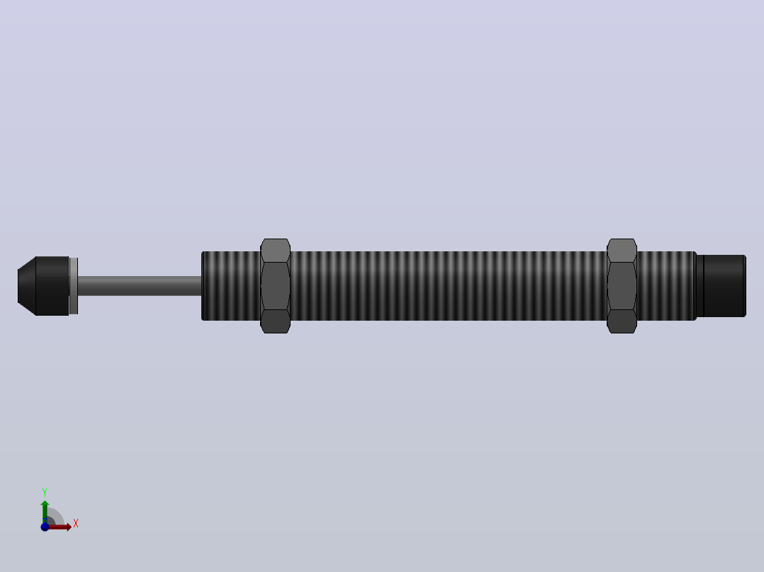 AC14／20中小型系列自动补偿缓冲器[AC▪1425▪1]前视图