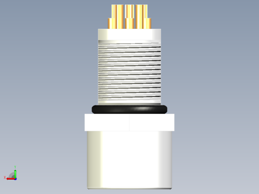 M8 连接器 5 针 B 母后视缩略图