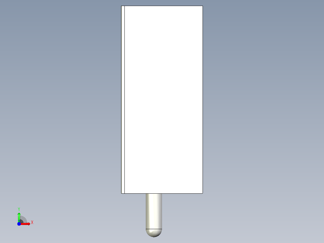 蓝色散热器尺寸15 x 12 6 x 6 5 mm 11mm引脚固定ipt前视图