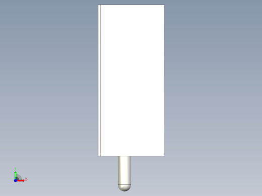 蓝色散热器尺寸15 x 12 6 x 6 5 mm 11mm引脚固定ipt前视缩略图
