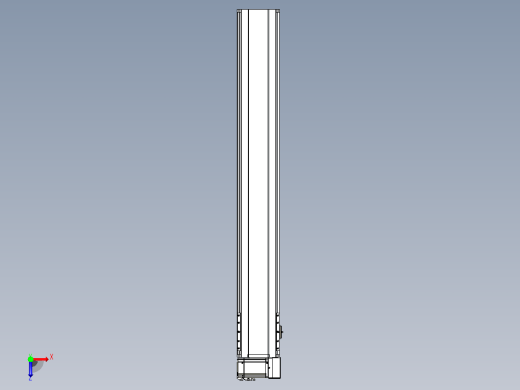 皮带直线轴半封闭可选导轨TPA-HNB-175D-140-L1150-RU-Y-P75-N3俯视缩略图