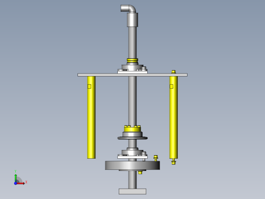 旋转式零件清洗组件前视缩略图