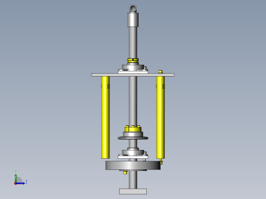 旋转式零件清洗组件左视缩略图