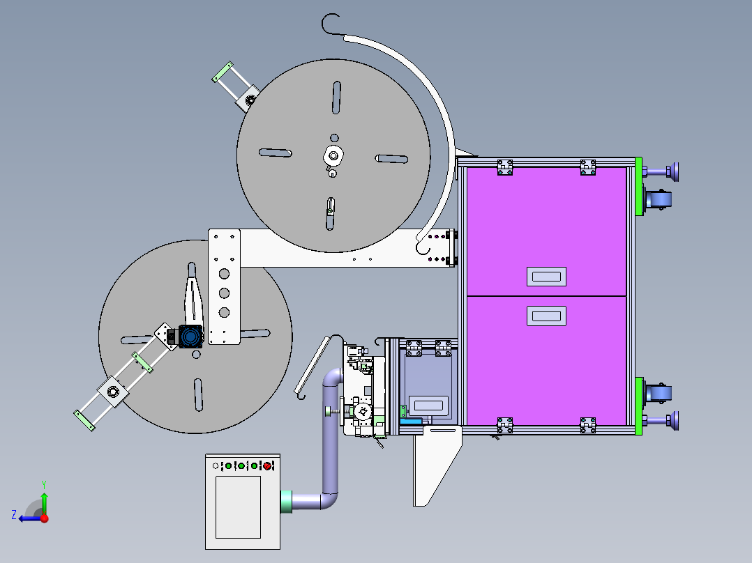 端子排自动切割设备含bom sw17可编辑右视图