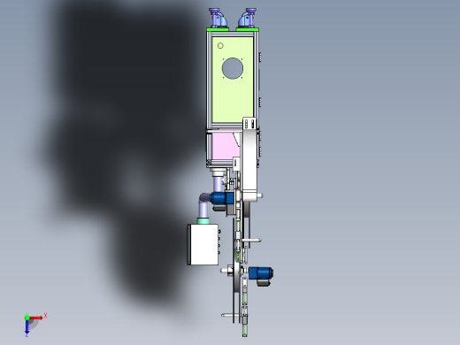 端子排自动切割设备含bom sw17可编辑俯视缩略图