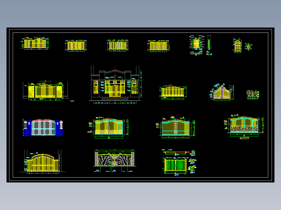 大门装修图汇总
